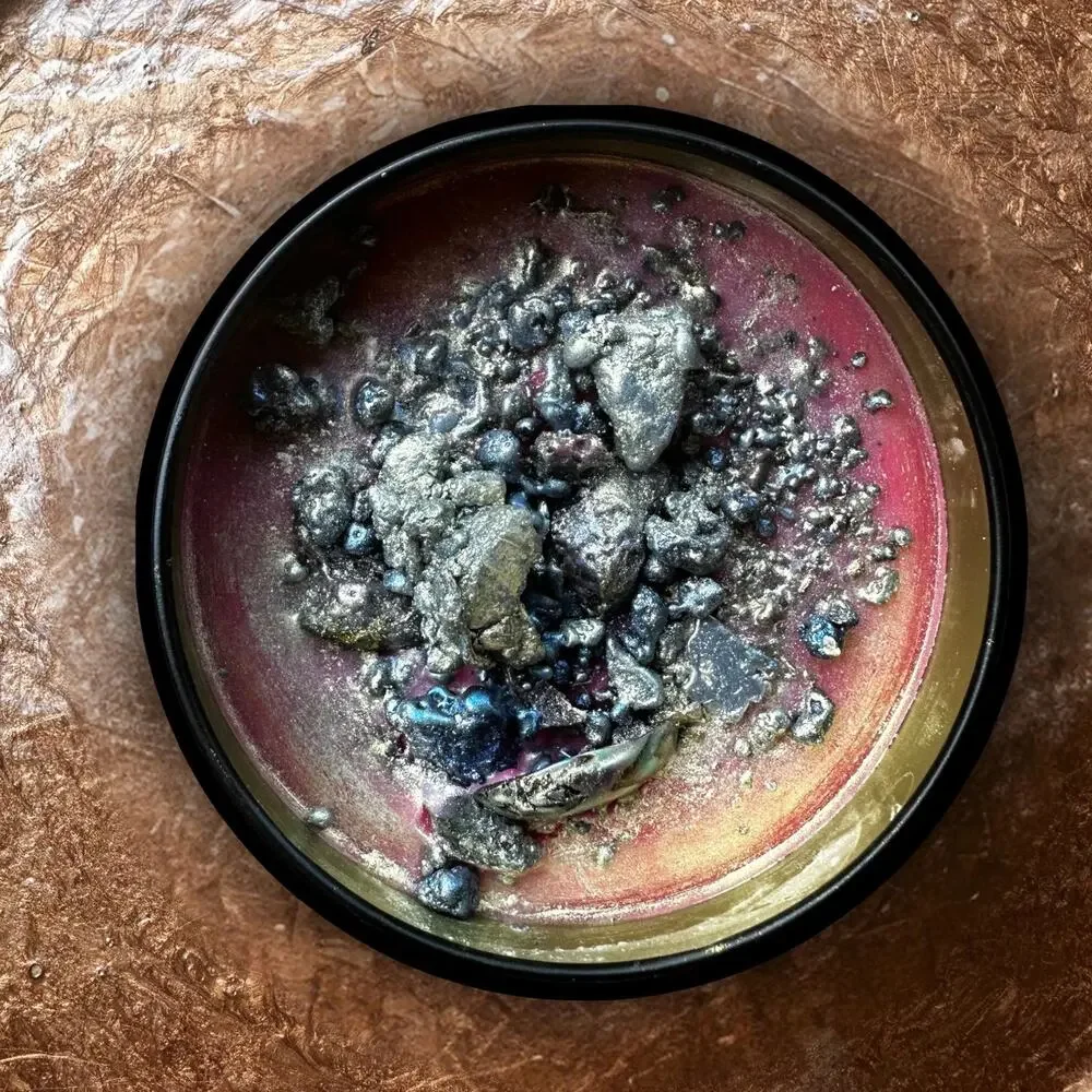 Midsomer Queen Luxury Wickless Candle: Orange Apricot & Rose Petals Scent